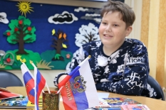 Маленькие читатели специальной библиотеки открывают историю России